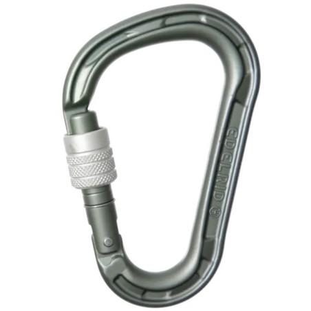 Edelrid 737990006630 karabińczyk do wspinaczki Zapięcie z blokadą W kształcie litery D Aluminium Metaliczny 1 szt.