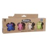 FUGGLER LIMITED EDITION 1.5 COLLECTIBLE FIGURES - 4 PACK VER. D