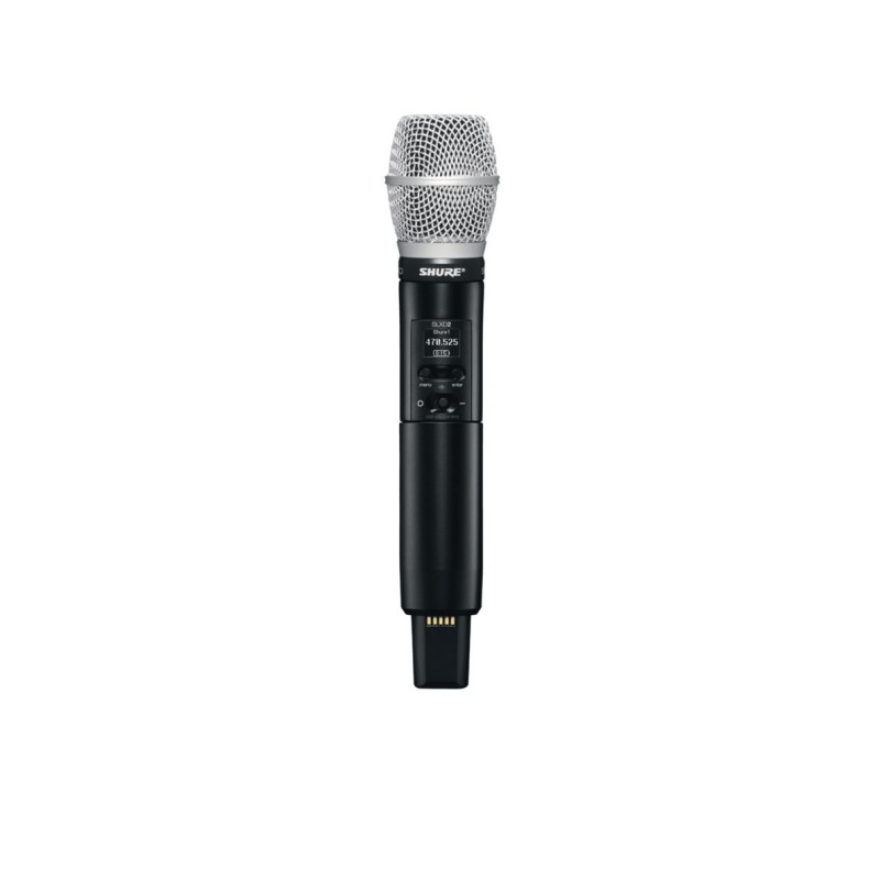 Shure SLXD2/SM86 - nadajnik "do ręki" z mikrofonem SM86 Shure SLXD2/SM86 - nadajnik "do ręki" z mikrofonem SM86