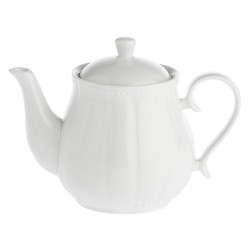 Imbryk do herbaty z filtrem Ducale - Biały, 800 ml