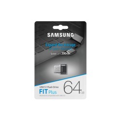 SAMSUNG FLASH FIT Plus 64GB MUF-64AB/APC GRAY