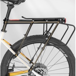 Bagażnik rowerowy Rockbros 33210004001 z półką - czarny