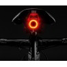 Lampka rowerowa Rockbros Q5 tylna z inteligentnym systemem stop - czarna