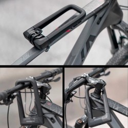 Zapięcie rowerowe Rockbros RKS626-BKU-lock - czarne