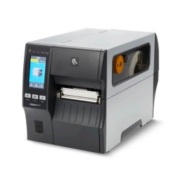 TT Printer ZT411 4", 203 dpi, Euro and UK Cord, Serial, USB, 10/100 Ethernet, Bluetooth 4.1/MFi, USB Host, On-metal, RFID UHF