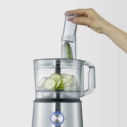 SEVERIN MULTI ROBOT KUCHENNY INOX, SZKLANY MIKSER KIELICHOWY 1,5 L, MŁYNEK 140 ML, POJEMNIK ROBOCZY 1,5 L, MOC 1200W KM3892