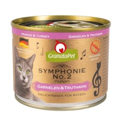 GranataPet Symphonie No.2 krewetki i indyk mokra karma dla kota 200g