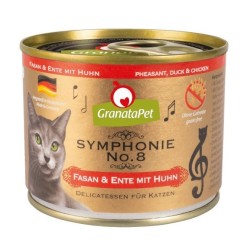 GranataPet Symphonie No.8 bażant i kaczka z kurczakiem mokra karma dla kota 200g