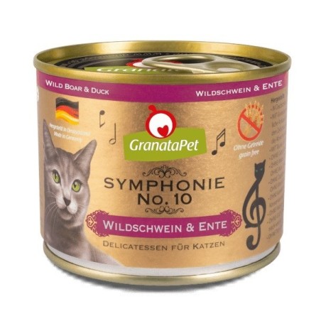 GranataPet Symphonie No.10 dziczyzna i kaczka mokra karma dla kota 200g