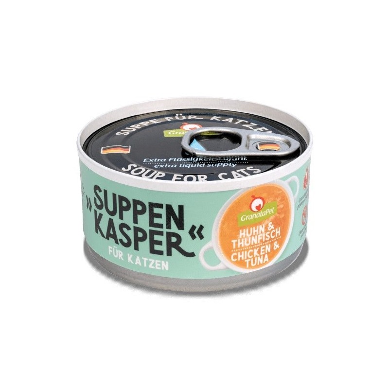 GranataPet Suppenkasper kurczak i tuńczyk zupa dla kota 70g GranataPet Suppenkasper kurczak i tuńczyk zupa dla kota 70g