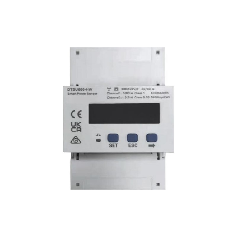 Licznik energii DTSU666-HW/YDS60-80, 3-fazowy, 3p4w wyświetlacz LCD pomiar bezpośredni do 80A lub półpośredni z przekładnikami o