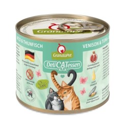 GranataPet DeliCatessen dziczyzna i tuńczyk karma mokra dla kota 200g