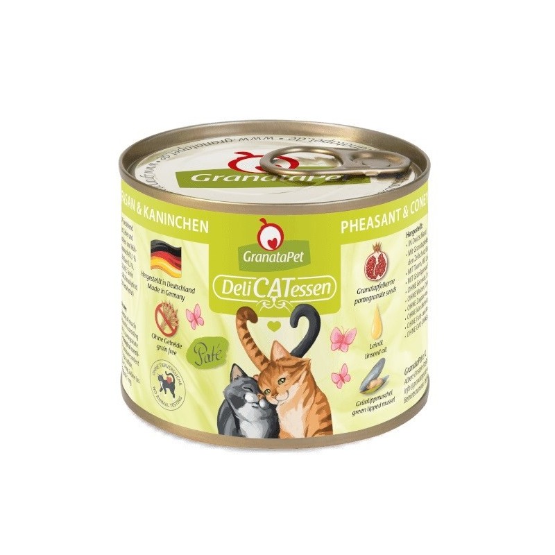 GranataPet DeliCatessen bażant i królik karma mokra dla kota 200g GranataPet DeliCatessen bażant i królik karma mokra dla kota 200g