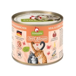 GranataPet DeliCatessen cielęcina i królik karma mokra dla kota 200g