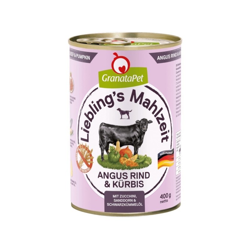 GranataPet Liebling´s Mahlzeit wołowina i dynia mokra karma dla psa 800g GranataPet Liebling´s Mahlzeit wołowina i dynia mokra karma dla psa 800g