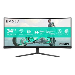 Monitor komputerowy Philips Evnia 34M2C3500L/00 86,4 cm (34") 3440 x 1440 px Wide Quad HD LCD Czarny