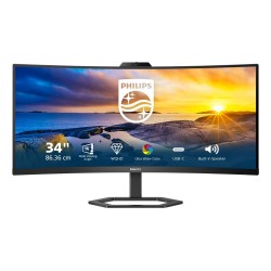 Philips | 34E1C5600HE/00 | 34 " | VA | 3440 x 1440 pikseli | 21:9 | 4 ms | 300 cd/m2 | Czarny | Ilość portów HDMI 1 | 100 Hz