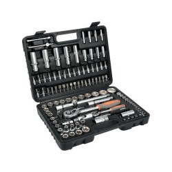 Zestaw kluczy 108 elementów 1/2", 1/4" T58685 STHOR