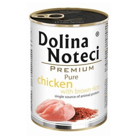 DOLINA NOTECI Premium Pure bogata w kurczaka z ryżem - mokra karma dla psa - 400g