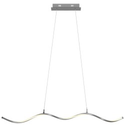 Lampa sufitowa LED Activejet AJE-SARA, srebrna, światło neutralne białe, 1690 lm.