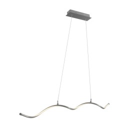 Lampa sufitowa LED Activejet AJE-SARA, srebrna, światło neutralne białe, 1690 lm.