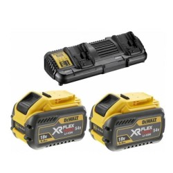 Zestaw flexvolt 2x9.0Ah+ład.DEWALT DCB132X2-QW