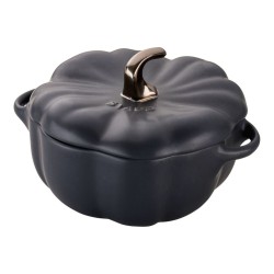Mini garnek ZWILLING STAUB 40508-549-0 Mini Cocotte Pumpkin okrągły dynia - czarny 700ml