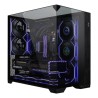 Wentylator Lian Li UNI FAN TL Wireless LCD Lüfter ARGB PWM Reverse Blade 120mm czarny
