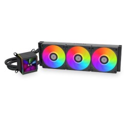 Lian Li GA II LCD Procesor Zestaw do chłodzenia płynami 36 cm Czarny 1 szt.