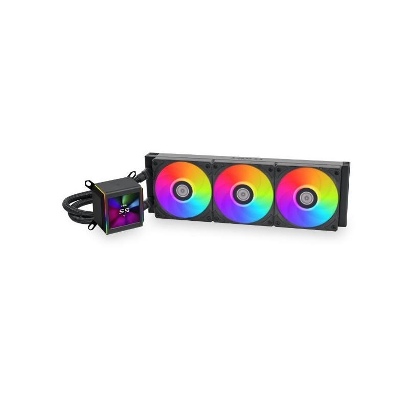 Lian Li GA II LCD Procesor Zestaw do chłodzenia płynami 36 cm Czarny 1 szt. Lian Li GA II LCD Procesor Zestaw do chłodzenia płynami 36 cm Czarny 1 szt.