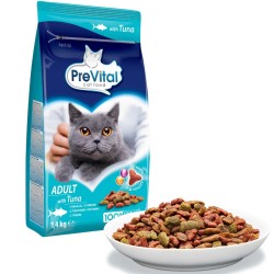 PREVITAL tuńczyk karma sucha dla kotów 1,4kg