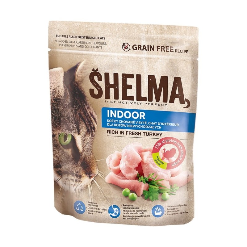 SHELMA karma sucha INDOOR. Z indykiem 750g SHELMA karma sucha INDOOR. Z indykiem 750g