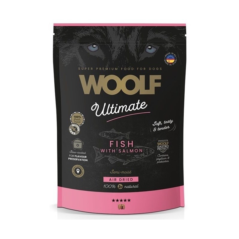 WOOLF Ultimate Soft łosoś półwilgotna karma dla psa 1kg WOOLF Ultimate Soft łosoś półwilgotna karma dla psa 1kg