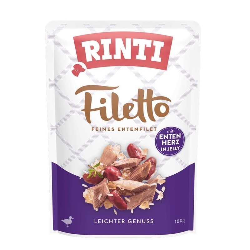 Rinti Filetto kaczka i kacze serca w galaretce 100g Rinti Filetto kaczka i kacze serca w galaretce 100g