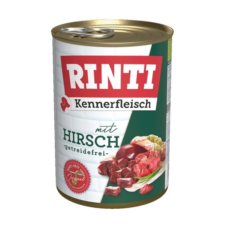 RINTI Kennerfleisch Jeleń puszka 400 g RINTI Kennerfleisch Jeleń puszka 400 g
