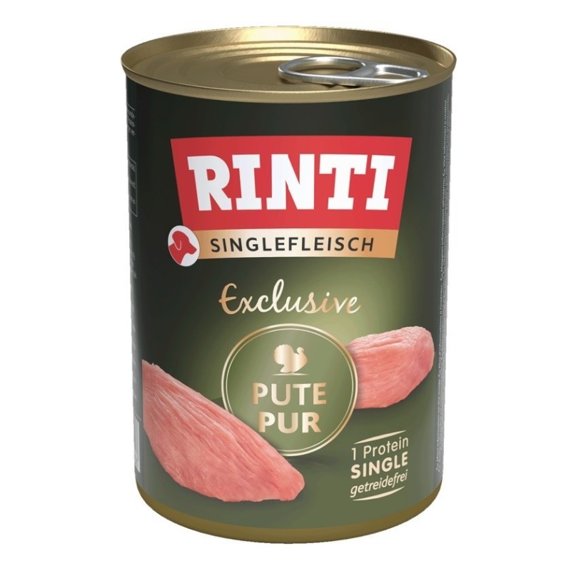 Rinti Singlefleisch Exclusive z indykiem 400g Rinti Singlefleisch Exclusive z indykiem 400g