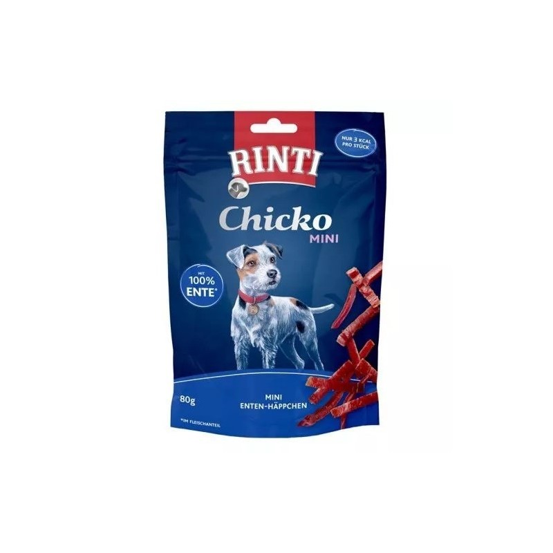 Rinti Chicko Mini przysmak z kaczką 80g Rinti Chicko Mini przysmak z kaczką 80g