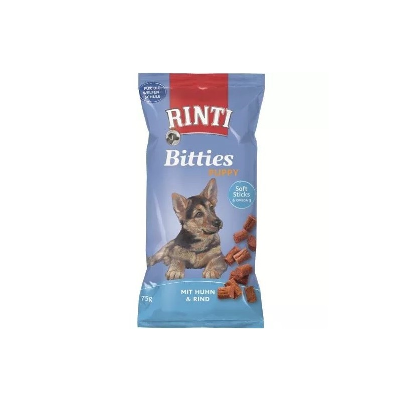 Rinti Bitties Puppy przysmak kurczak wołowina 75g