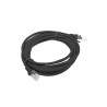 PATCHCORD KAT.6 UTP 3M CZARNY FLUKE PASSED LANBERG 10-PACK