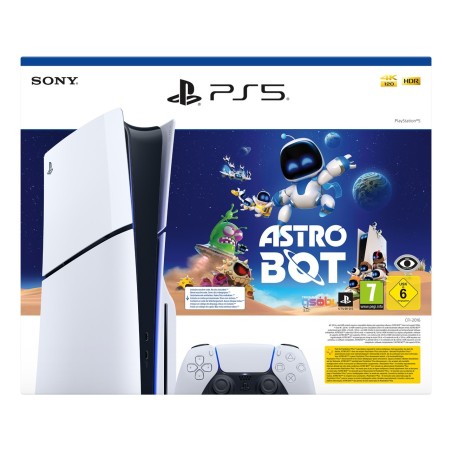 Sony PlayStation 5 Slim Disc- Astro Bot Bundle 1TB Konsola Biała