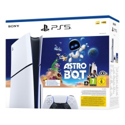 Sony PlayStation 5 Slim Disc- Astro Bot Bundle 1TB Konsola Biała