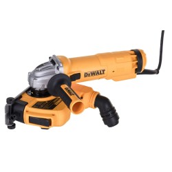 SZLIFIERKA KĄTOWA DEWALT DWE46107 + OSŁONA PRZECIWPYŁOWA 1400W 125MM