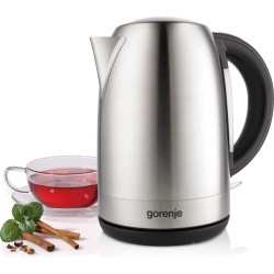 Gorenje K17FEII czajnik elektryczny 1,7 l 2200 W Czarny, Srebrny