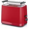 Bosch TAT3M124 toster 2 kaw. 950 W Czerwony