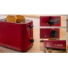 Bosch TAT3M124 toster 2 kaw. 950 W Czerwony