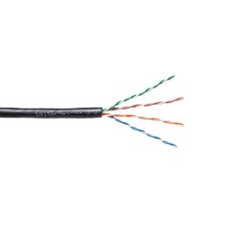Kabel EmiterNet zewnętrzny PVC+PE UTP (U/UTP) kat.5e, drut 4x2x0,5 PE