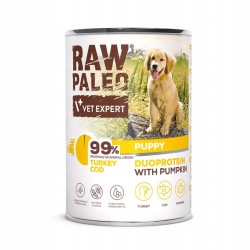 Raw Paleo Turkey&Cod Puppy Can 400g