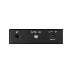 D-Link DGS-1005P/E łącza sieciowe Nie zarządzany Gigabit Ethernet (10/100/1000) Obsługa PoE Czarny