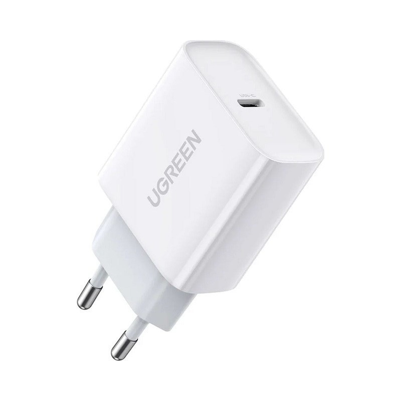 Ugreen ładowarka sieciowa USB Power Delivery 3.0 Quick Charge 4.0+ 20W 3A (biały) Ugreen ładowarka sieciowa USB Power Delivery 3.0 Quick Charge 4.0+ 20W 3A (biały)