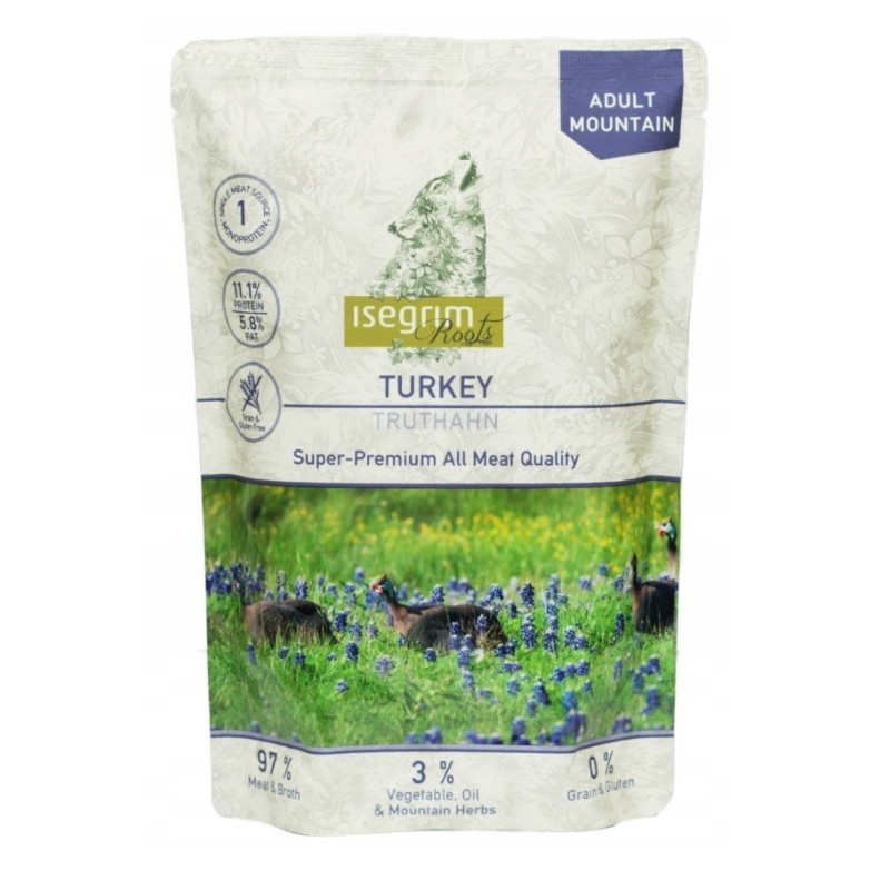 Isegrim Karma mokra dla psa saszetka INDYK SALSEFIA OLEJ SŁONECZNIKOWY 410G Isegrim Karma mokra dla psa saszetka INDYK SALSEFIA OLEJ SŁONECZNIKOWY 410G